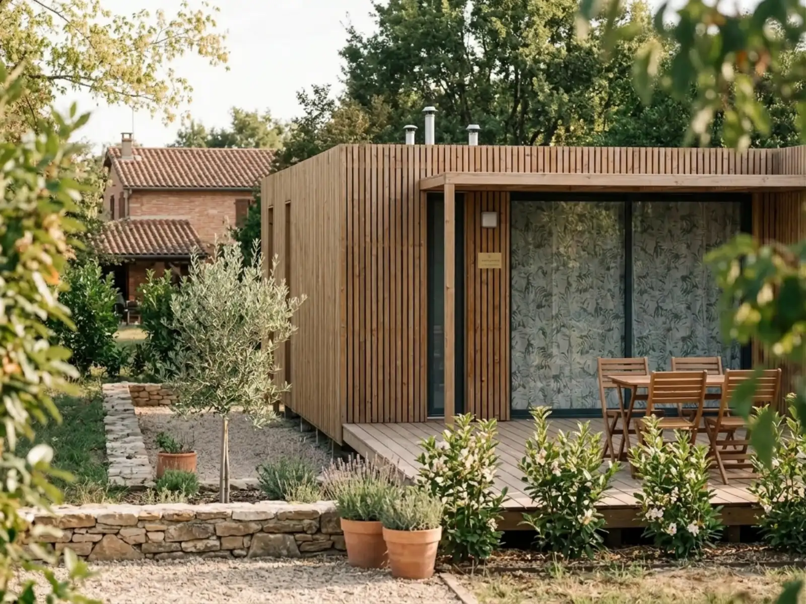 Studio de jardin installé dans le secteur résidentiel de Cugnaux Studio de jardin installé dans le secteur résidentiel de Cugnaux