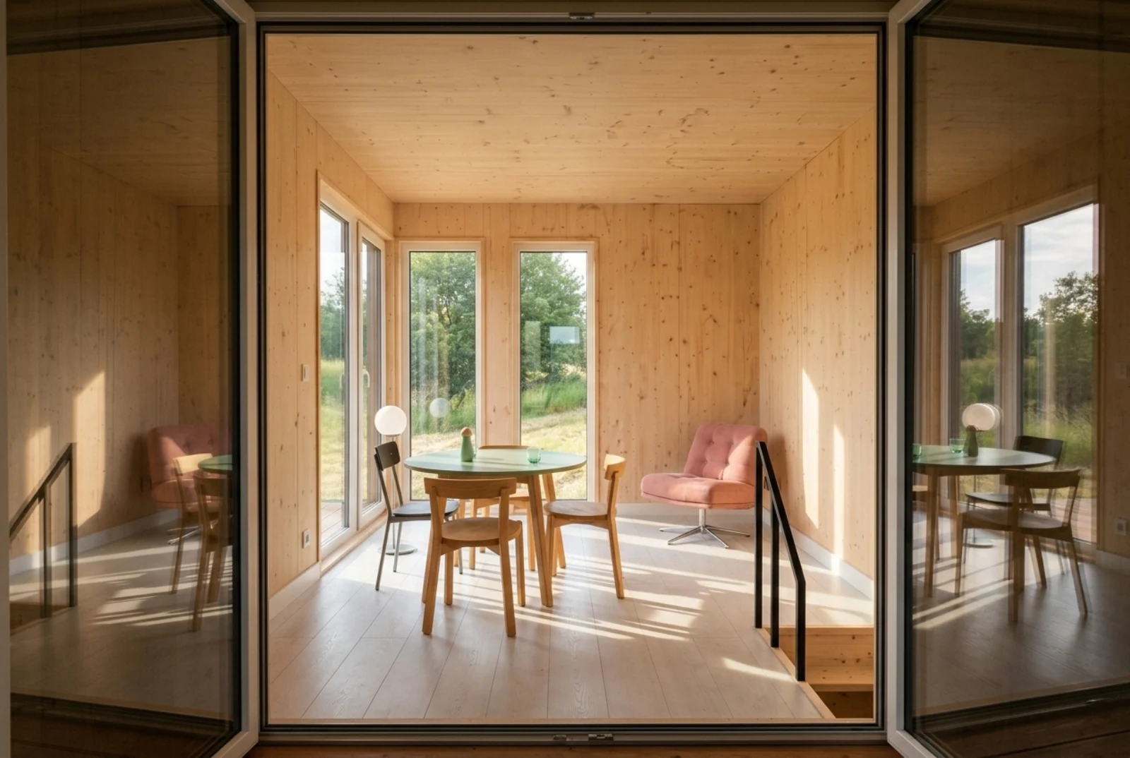 Intérieur d'un Cosy-Maxi aménagé, réalisation SDJ Toulouse